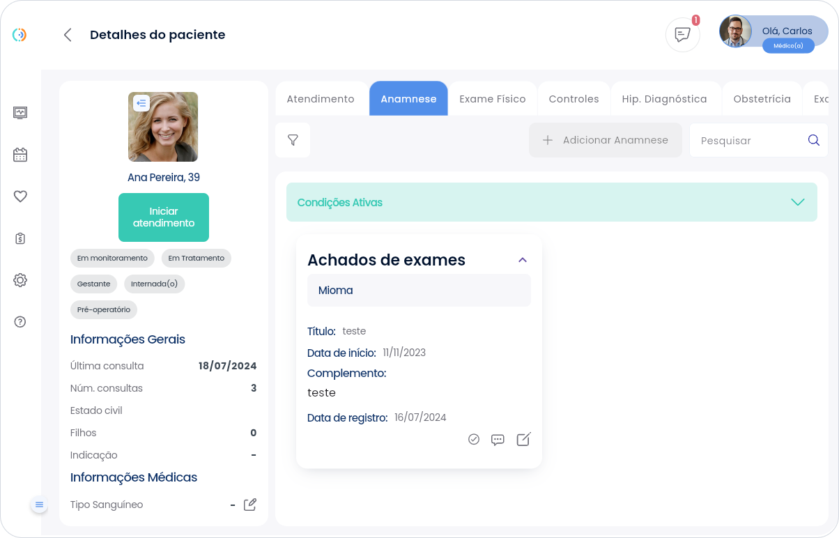 Prontuário Eletrônico